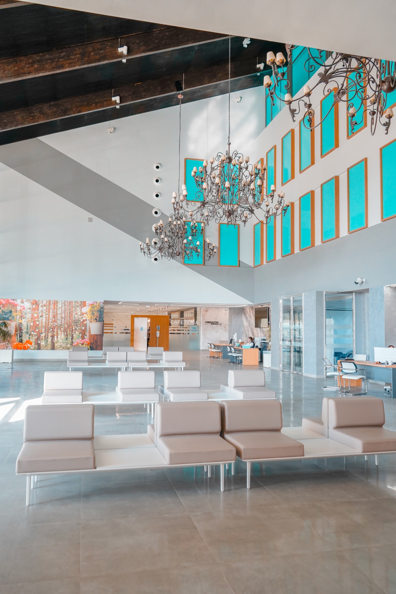 Hospital main lobby