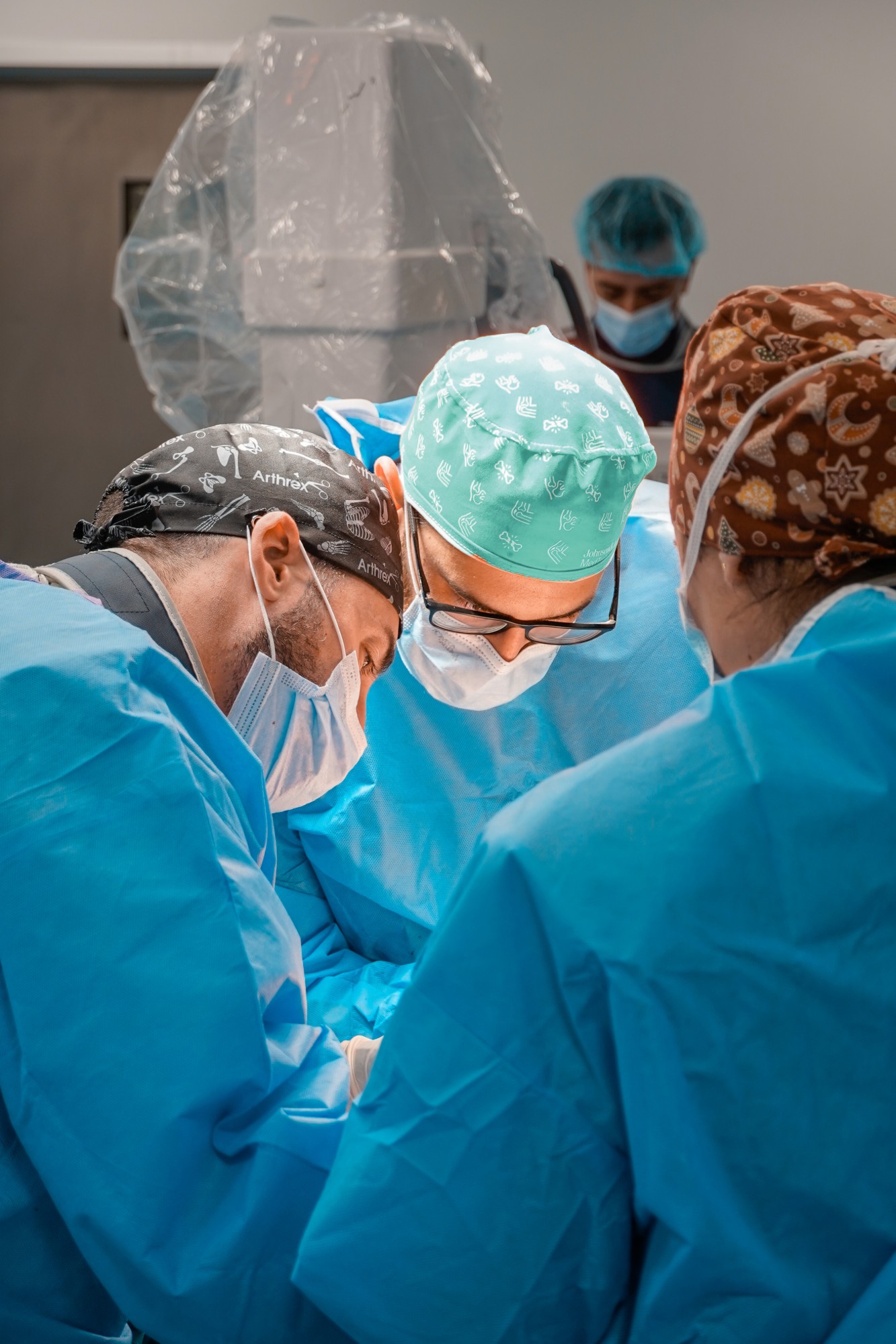 Surgical team at work